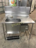 S/S Table w/ Power Brush Washer
