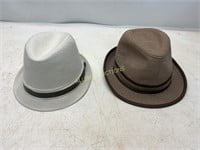 2 MEN'S HATS