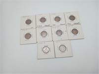 Lot of 1953 D Copper Penny Pennies