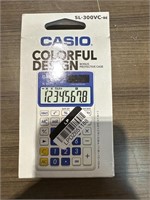 CASIO SL300SV Solar Calculator Blue