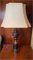 Vintage Wood/Metal Table Accent Lamp