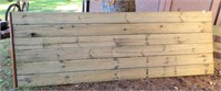 Custom built 5/4 board treated lumber ramp/door