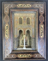 Wood Inlay Shadow Box w/ Granada, Spain Image