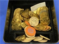 OVER 50 GOLD COUNTRY CASINO TOKENS