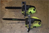 2 Poulan 2000 chain saws, will not start; as is