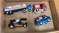 Lot of Tootsie Toys and Buddy L Vehicles