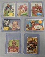 Vintage Football Cards; Redskins; Horning etc