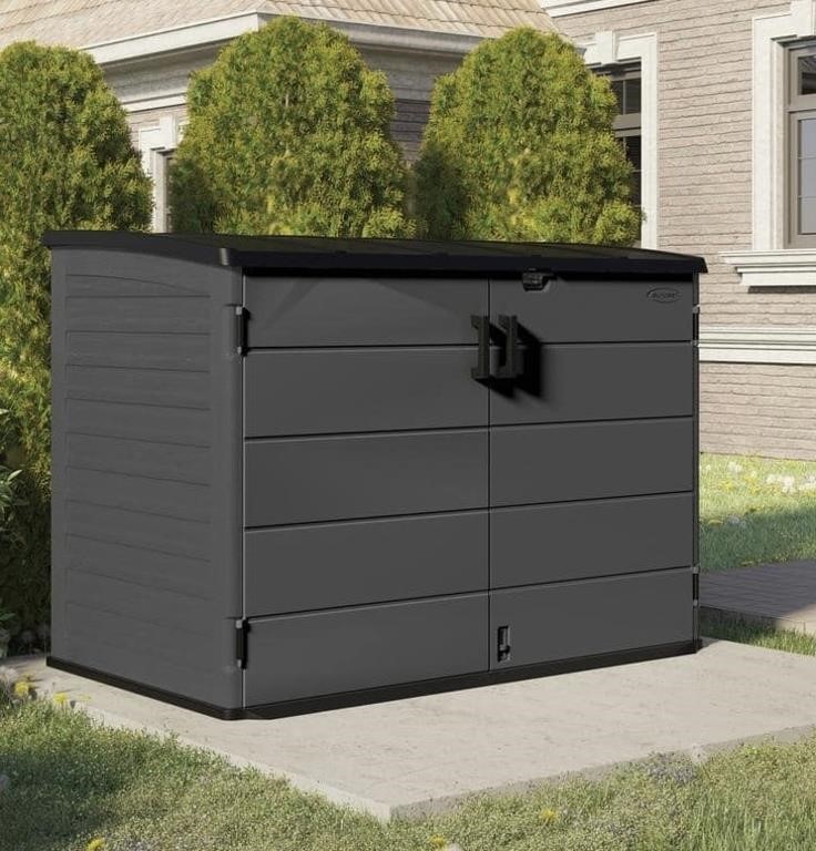 Sold at Auction: Rubbermaid Outdoor Horizontal Storage Shed