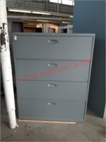 Metal file drawer cabinet