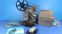 Vintage Bell & Howell Movie Projector & more