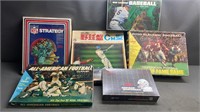 6pc 1960s-1970s Sports Games w/NFL & MLB