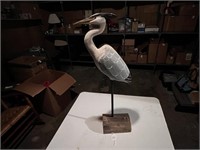 Blue Heron Statue