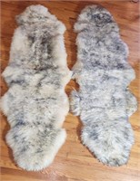 Pair of Sheepskin Rugs
