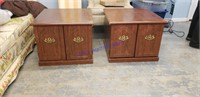 Side tables 20 inches tall 25 wide