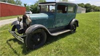 1929 Ford Coupe 2 – Door 4 – Cylinder, Green,