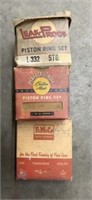 Vintage new old stock piston ring kits