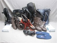 Large Lot Of Women's Size 8.5 Shoes, Boots & Foot