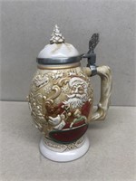 Father Christmas beer stein