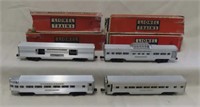 4- Lionel Train Cars with boxes