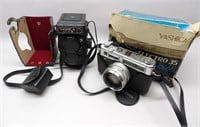 2 Yashica Cameras: Mat-124 G, Electro 35 GSN