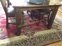 41" x 104" dining room table w 7 chairs stunning