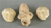 3 Greco-Roman fragments.