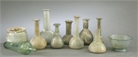 11 Greco-Roman glass vessels.