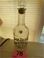 JACK DANIELS GOLD MEDAL NUMBER 7 WHISKEY DECANTER