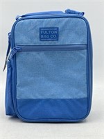 NEW Fulton Bag CO. Blue Lunch Box