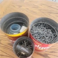 3 cans of nails
