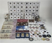 LOT OF COIN & CURRENCY