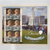 Liberia Diana Princess of Wales commemorative stam