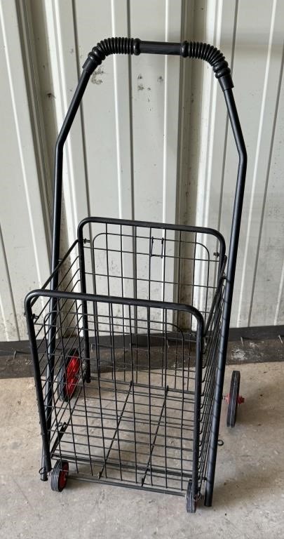 FOLDING SHOPPING CART WITH WHEELS