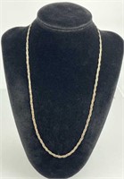 925 Silver Triple Twist Strand Necklace