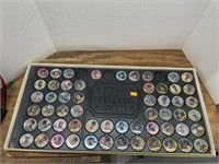 Vintage topps baseball coins