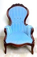 Victorian Style Hi Back Bergere Chair 'B'