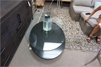 Lions and frost coffee table on casters