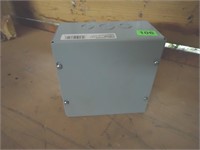 Electrical  pull box w/ knock outs 8'x8'x4"