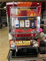 Heiwa Slot Machine (Lights Up, Works WITH KEY)