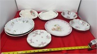 Vintage Serving Bowls, plates, Haviland France,
