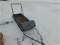 Metal sleigh with hitch