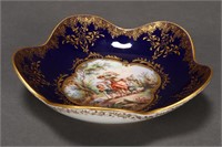 Late 19th Century  Meissen Hand Painted Dishes,