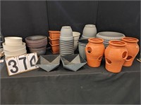 Approx. 46 Assorted Composition Planters