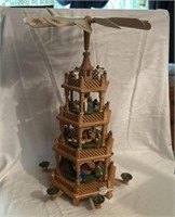 Old world Christmas 4 tier wooden Nativity