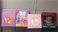 Four Hardback Assorted Ballerina Books