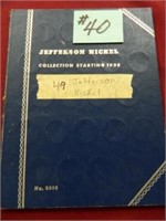 (47) Jefferson Nickels in Partial 1938 Book