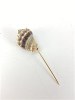 Seashell Stickpin