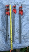 Set of 3 - 24” clamps