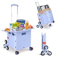 Foldable Utility Cart Collapsible Portable Crate R