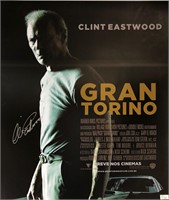 Signed Gran Torino Clint Eastwood Poster